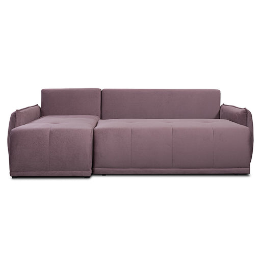Coltar Extensibil Joy, Lada Depozitare, Interschimbabil Stanga/Dreapta, Roz, 254 Cm