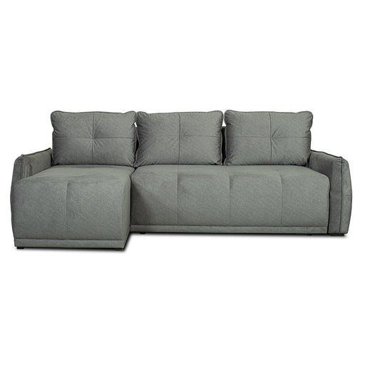 Coltar Extensibil Joy, Lada Depozitare, Interschimbabil Stanga/Dreapta,Gri, 254 Cm