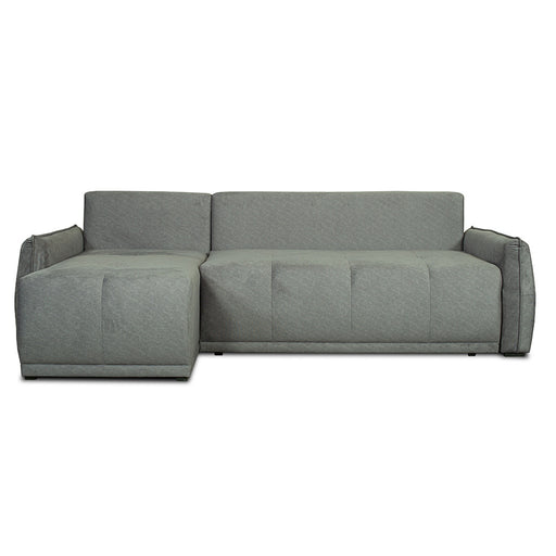 Coltar Extensibil Joy, Lada Depozitare, Interschimbabil Stanga/Dreapta,Gri, 254 Cm
