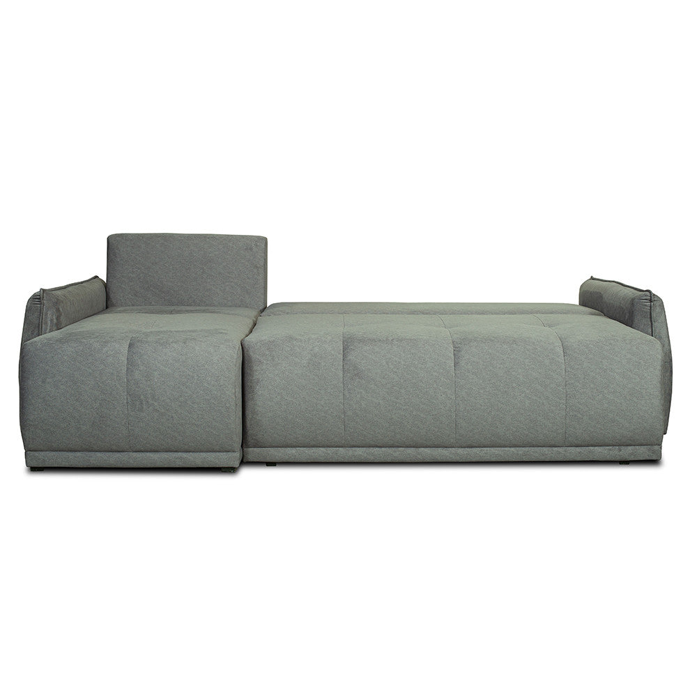 Coltar Extensibil Joy, Lada Depozitare, Interschimbabil Stanga/Dreapta,Gri, 254 Cm