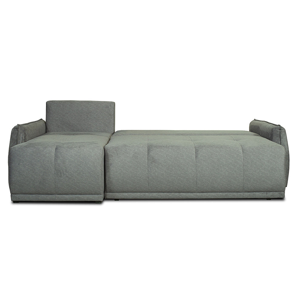Coltar Extensibil Joy, Lada Depozitare, Interschimbabil Stanga/Dreapta,Gri, 254 Cm