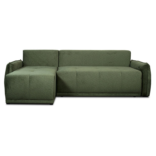 Coltar Extensibil Joy, Lada Depozitare, Interschimbabil Stanga/Dreapta, Verde, 254 Cm