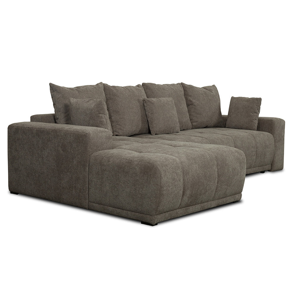 Coltar Extensibil Stanga Otis, 5 Locuri, Lada Depozitare, Maro, 280 Cm
