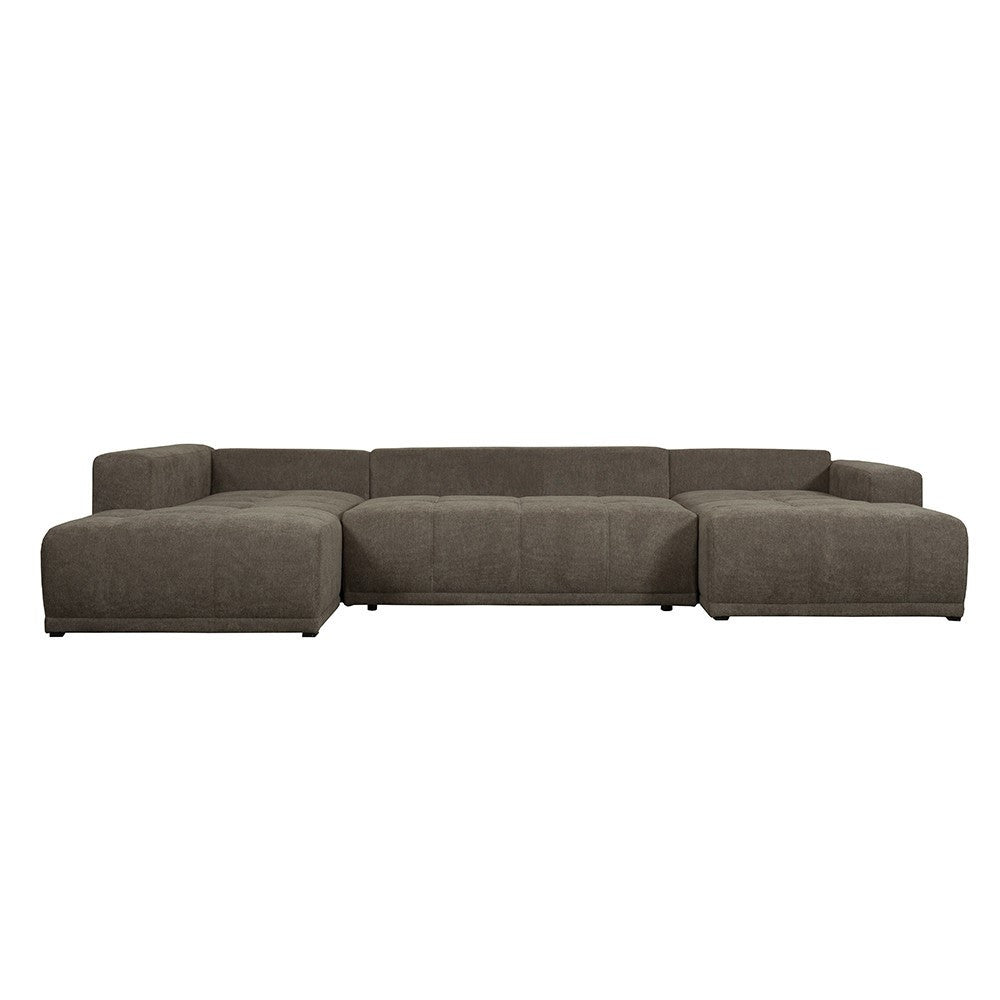 Coltar U Extensibil Otis Stanga, 6 Locuri, Lada Depozitare, Maro, 357 Cm