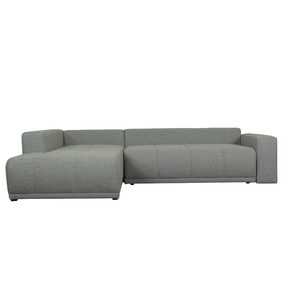 Coltar Extensibil Cu Otoman Stanga Otis, 5 Locuri, Lada Depozitare, Gri, 280 Cm