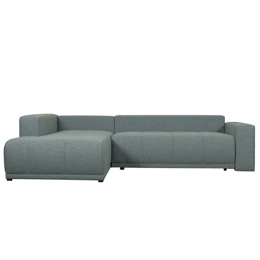 Coltar Extensibil Cu Otoman Stanga Otis, 5 Locuri, Lada Depozitare, Gri Albastrui, 280 Cm