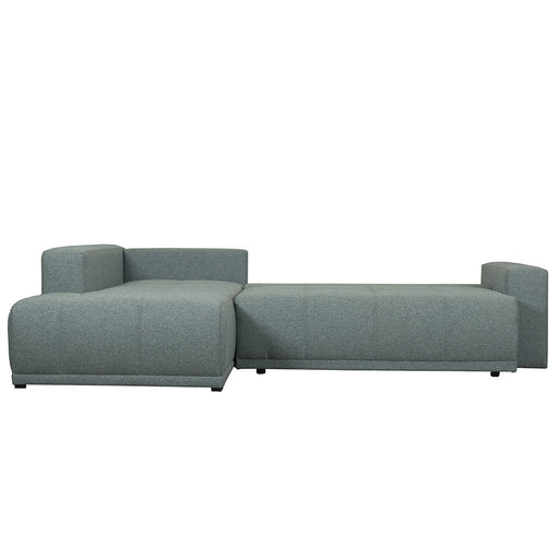 Coltar Extensibil Cu Otoman Stanga Otis, 5 Locuri, Lada Depozitare, Gri Albastrui, 280 Cm