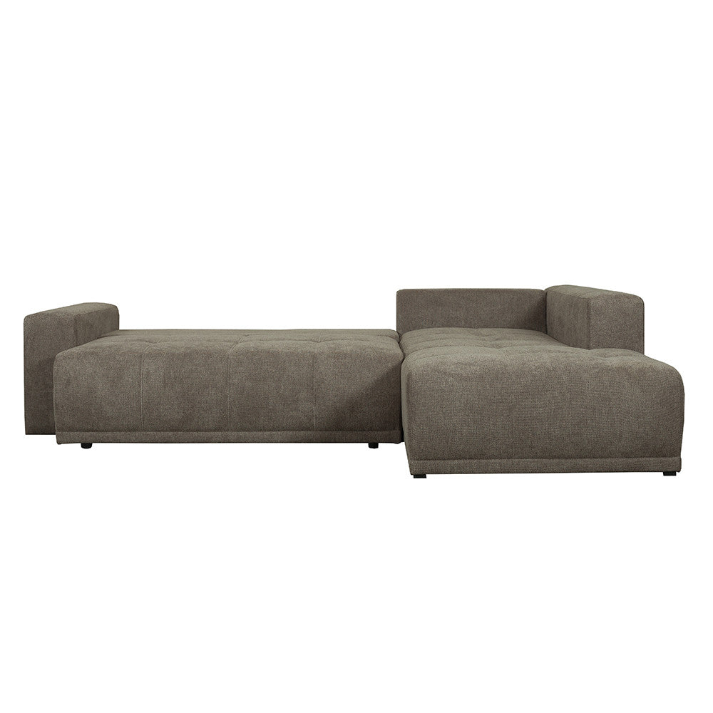 Coltar Extensibil Cu Otoman Dreapta Otis, 5 Locuri, Lada Depozitare, Maro, 280 Cm
