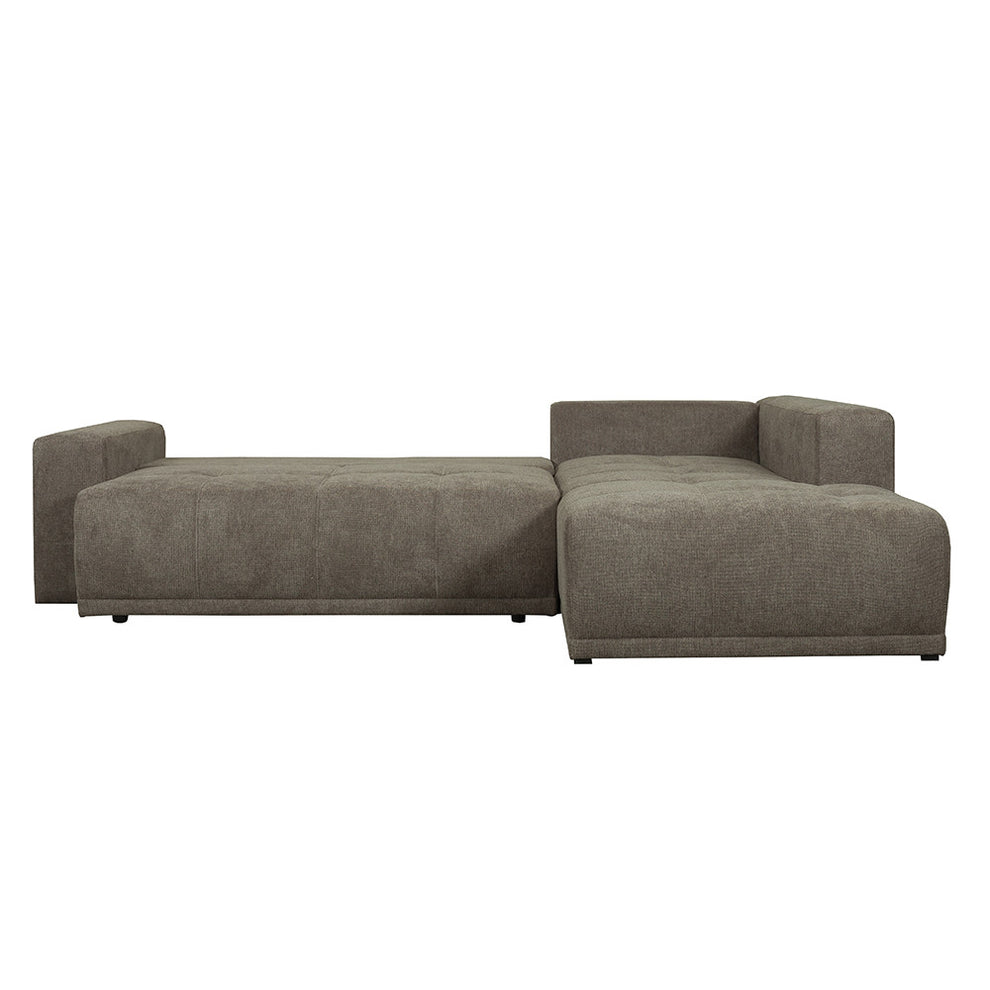 Coltar Extensibil Cu Otoman Dreapta Otis, 5 Locuri, Lada Depozitare, Maro, 280 Cm