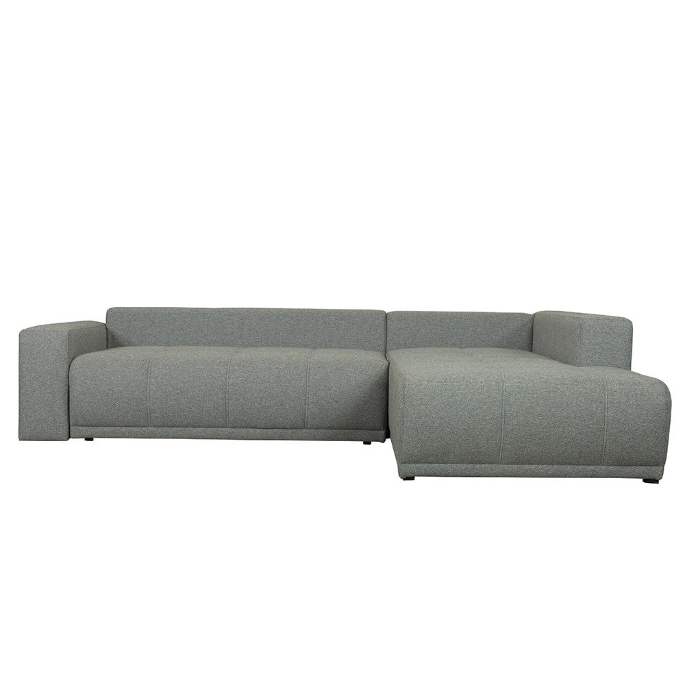 Coltar Extensibil Cu Otoman Dreapta Otis, 5 Locuri, Lada Depozitare, Gri, 280 Cm