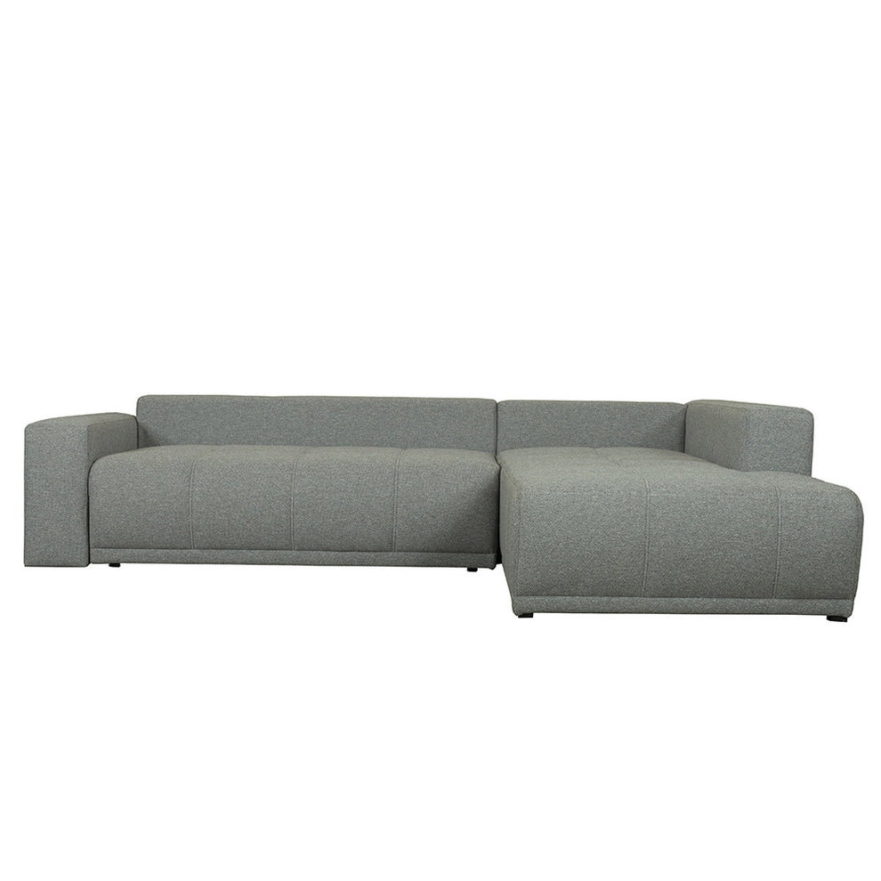 Coltar Extensibil Cu Otoman Dreapta Otis, 5 Locuri, Lada Depozitare, Gri, 280 Cm