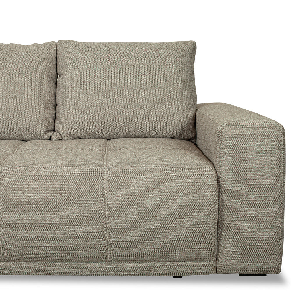 Canapea Extensibila Otis, 3 Locuri, Lada Depozitare, Bej, 240 Cm