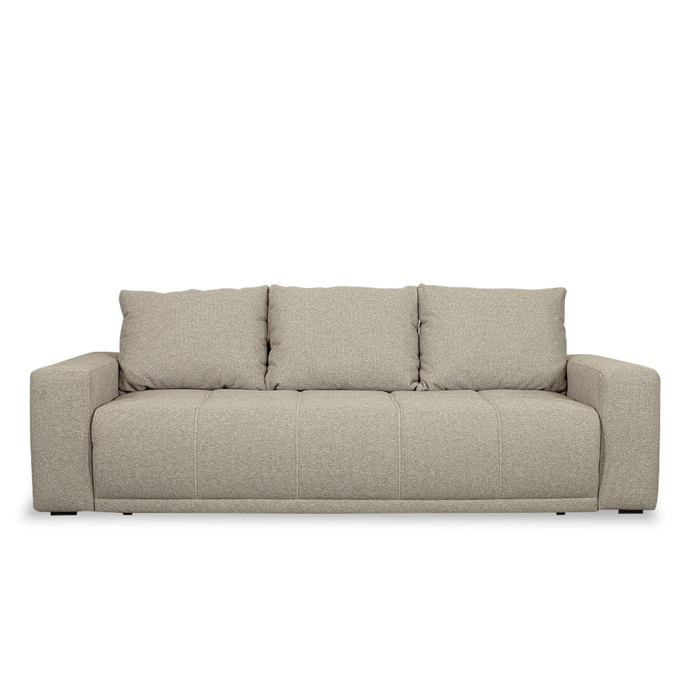Canapea Extensibila Otis, 3 Locuri, Lada Depozitare, Bej, 240 Cm
