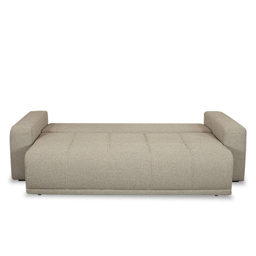 Canapea Extensibila Otis, 3 Locuri, Lada Depozitare, Bej, 240 Cm