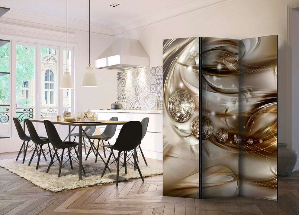 Paravan Chocolate Tide [Room Dividers] 135 Cm X 172 Cm-Resigilat