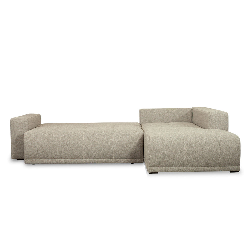 Coltar Extensibil Cu Otoman Dreapta Otis, 5 Locuri, Lada Depozitare, Bej, 280 Cm