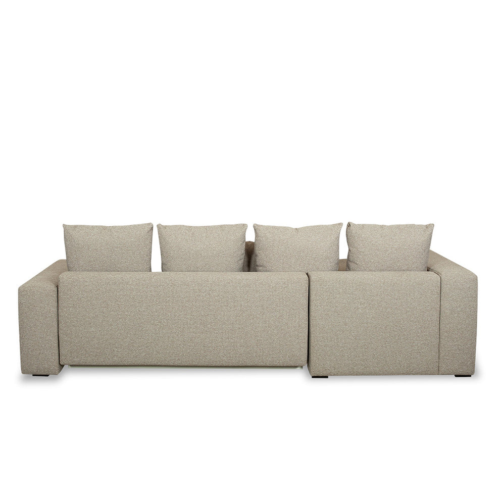 Coltar Extensibil Cu Otoman Stanga Otis, 5 Locuri, Lada Depozitare, Bej, 280 Cm