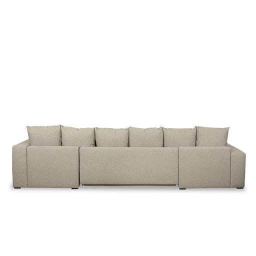Coltar U Extensibil Otis Stanga, 6 Locuri, Lada Depozitare, Bej, 357 Cm