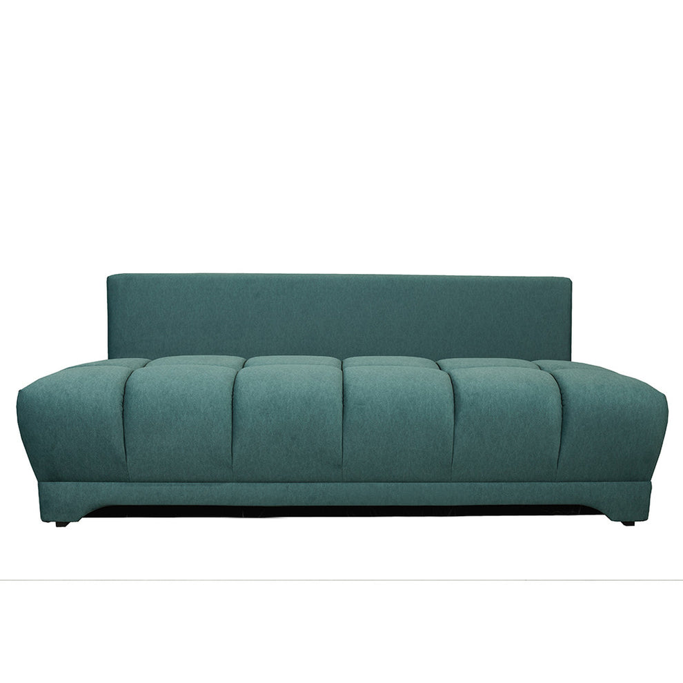 Canapea Extensibila Dali, 3 Locuri, Lada Depozitare, Verde, 210 Cm