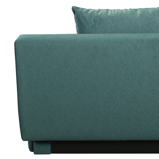 Canapea Extensibila Dali, 3 Locuri, Lada Depozitare, Verde, 210 Cm