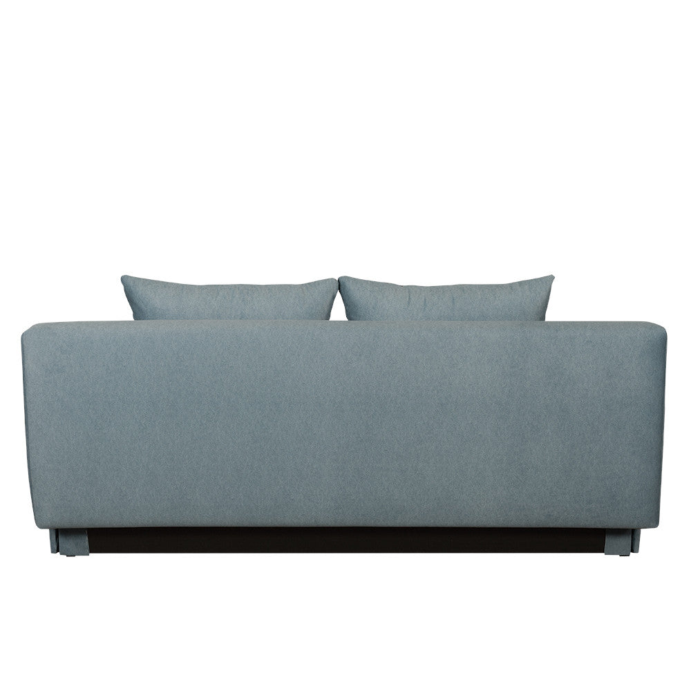 Canapea Extensibila Dali, 3 Locuri, Lada Depozitare, Albastru, 210 Cm