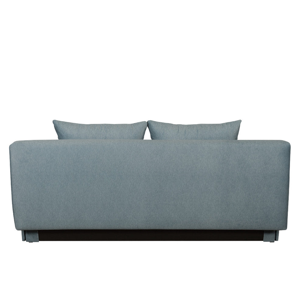 Canapea Extensibila Dali, 3 Locuri, Lada Depozitare, Albastru, 210 Cm