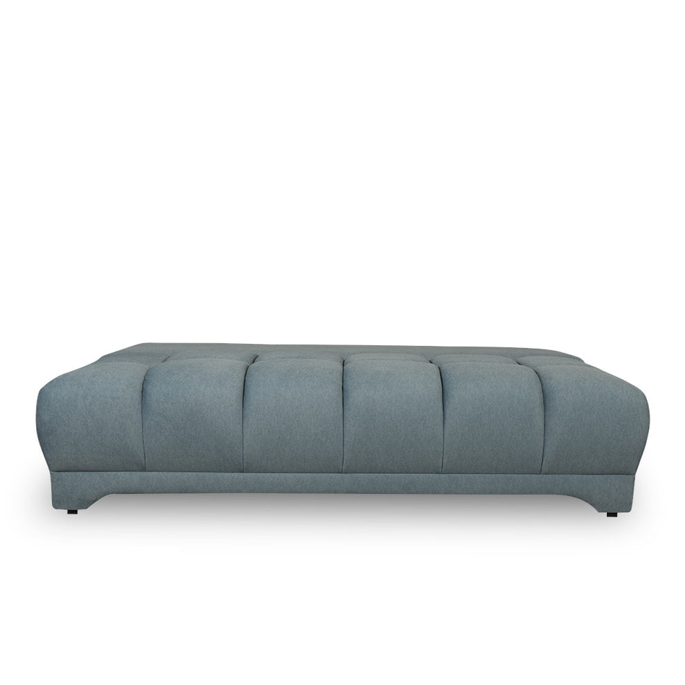 Canapea Extensibila Dali, 3 Locuri, Lada Depozitare, Albastru, 210 Cm