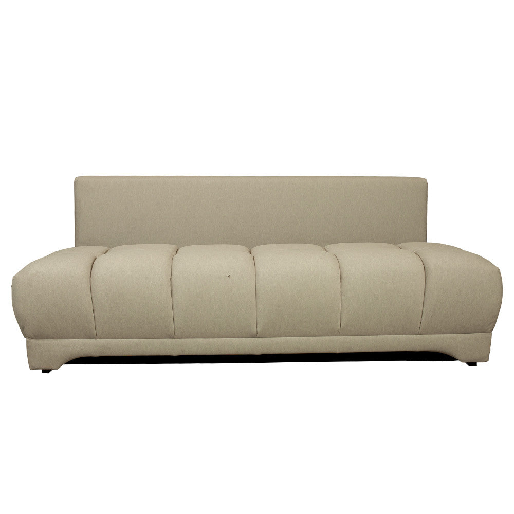 Canapea Extensibila Dali, 3 Locuri, Lada Depozitare, Bej, 210 Cm