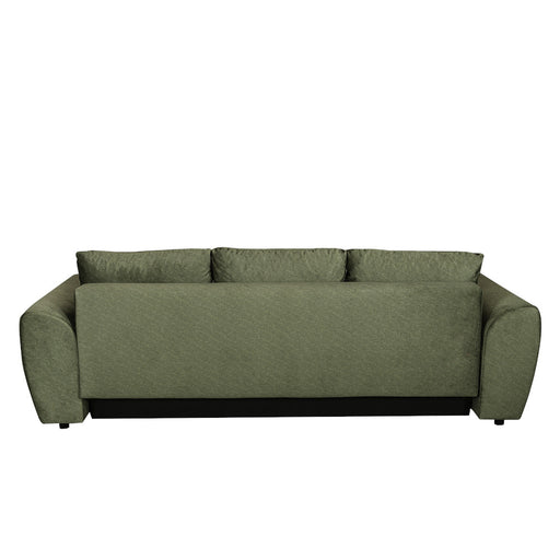 Canapea Extensibila Lorena Lux, 3 Locuri, Spatiu Depozitare, Verde, 250 Cm