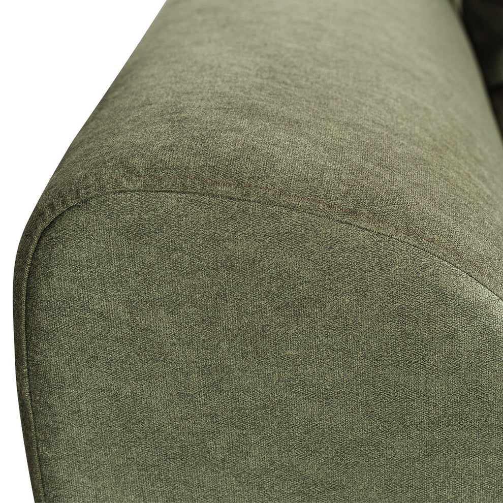Canapea Extensibila Lorena Lux, 3 Locuri, Spatiu Depozitare, Verde, 250 Cm