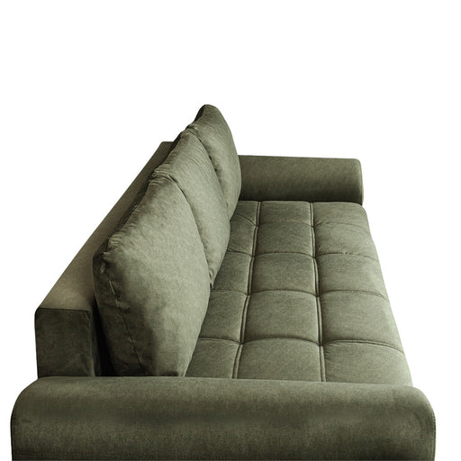 Canapea Extensibila Lorena Lux, 3 Locuri, Spatiu Depozitare, Verde, 250 Cm