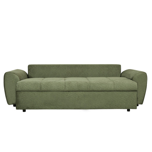 Canapea Extensibila Lorena Lux, 3 Locuri, Spatiu Depozitare, Verde, 250 Cm