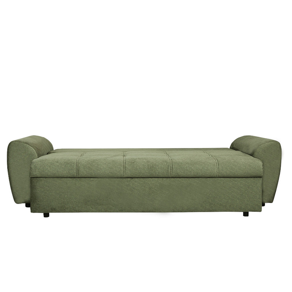 Canapea Extensibila Lorena Lux, 3 Locuri, Spatiu Depozitare, Verde, 250 Cm