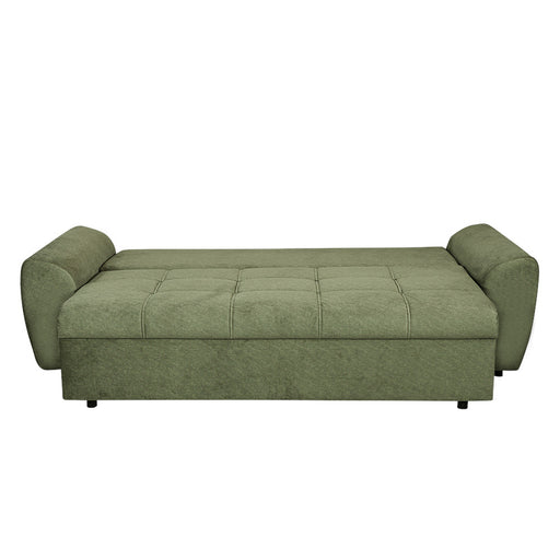 Canapea Extensibila Lorena Lux, 3 Locuri, Spatiu Depozitare, Verde, 250 Cm