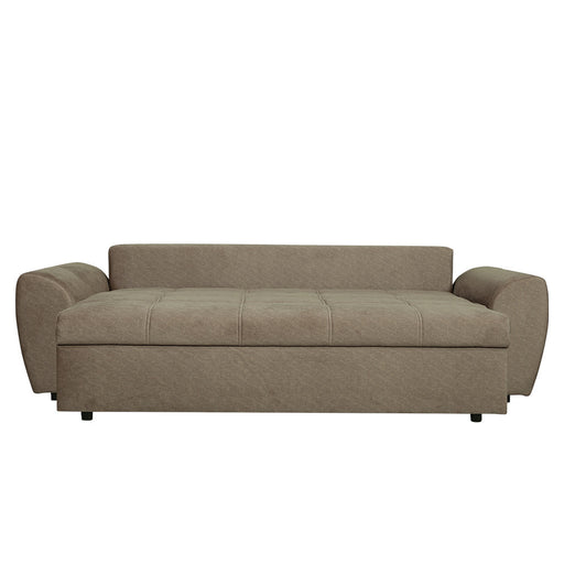 Canapea Extensibila Lorena Lux, 3 Locuri, Spatiu Depozitare, Maro, 250 Cm