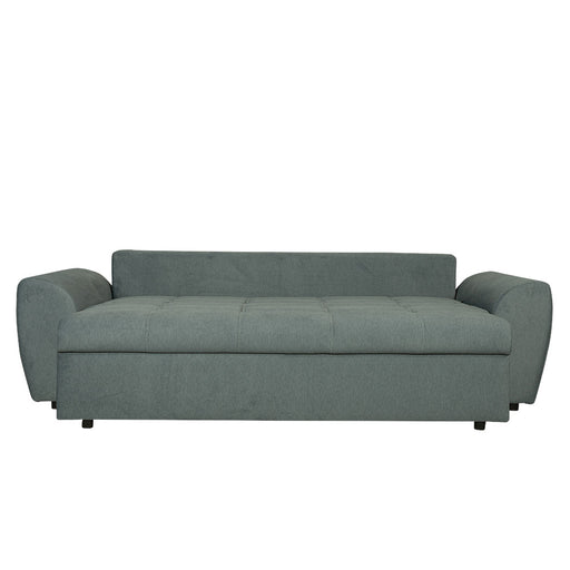 Canapea Extensibila Lorena Lux, 3 Locuri, Spatiu Depozitare, Gri, 250 Cm