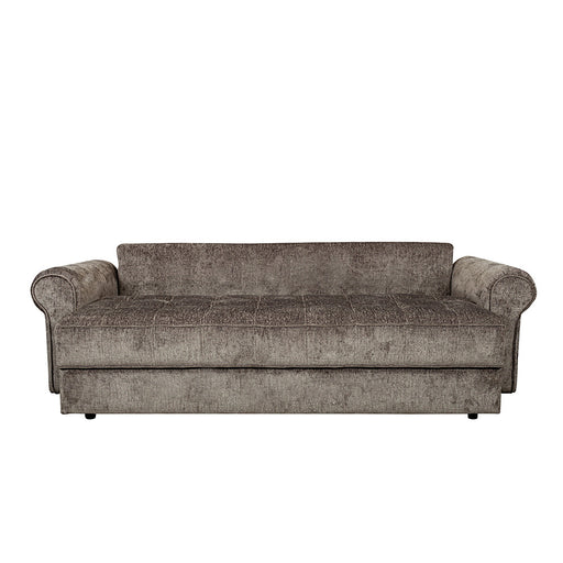 Canapea Extensibila Venezia, 3 Locuri, Lada Depozitare, Gri, 244 Cm