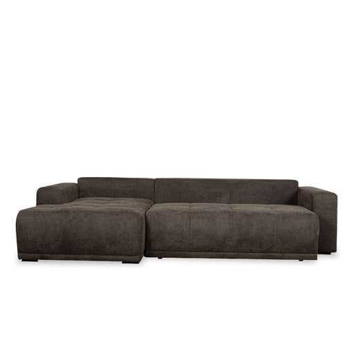 Coltar Extensibil Stanga Otis, 5 Locuri, Lada Depozitare, Gri Inchis, 280 Cm