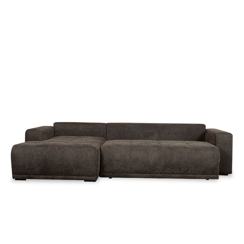 Coltar Extensibil Stanga Otis, 5 Locuri, Lada Depozitare, Gri Inchis, 280 Cm