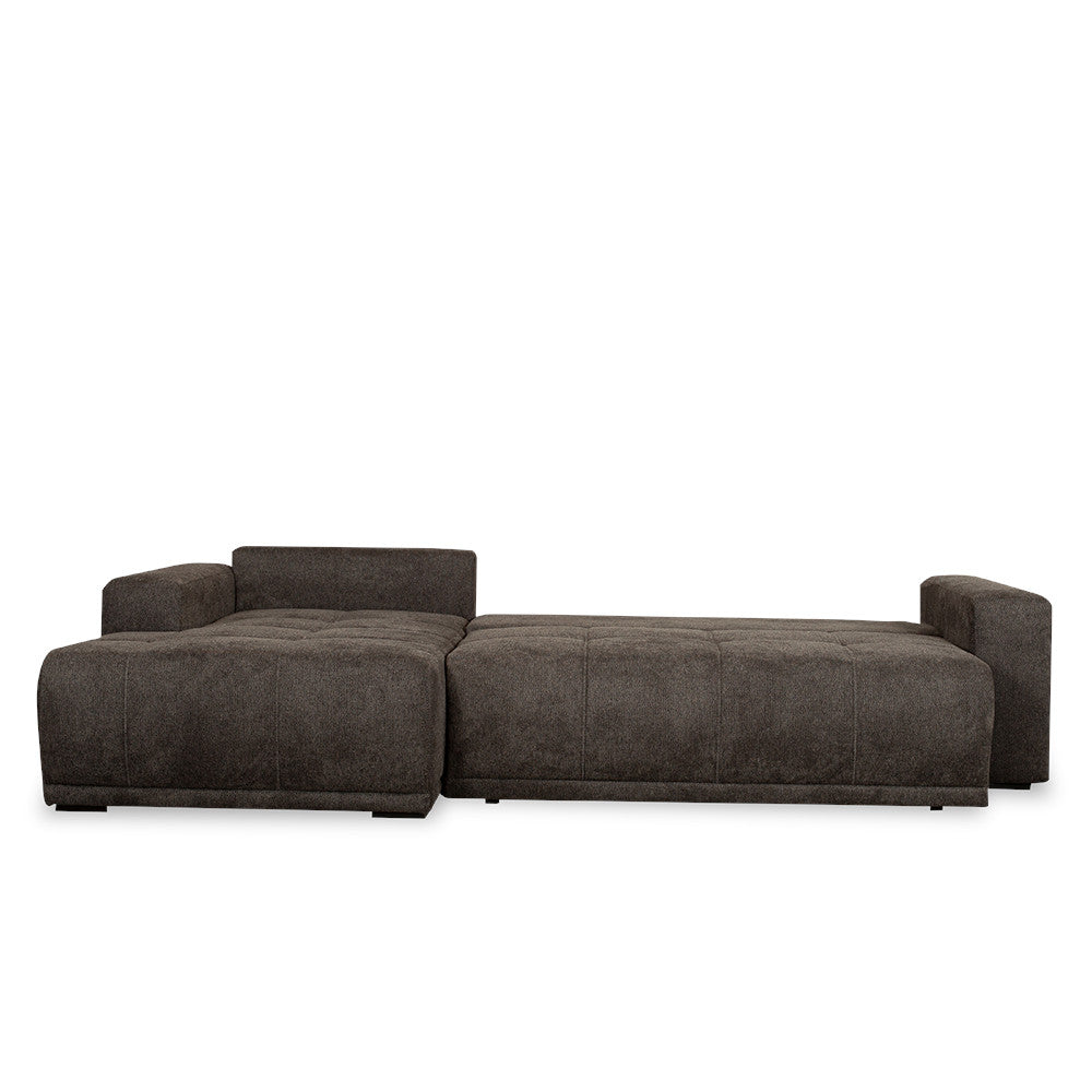 Coltar Extensibil Stanga Otis, 5 Locuri, Lada Depozitare, Gri Inchis, 280 Cm