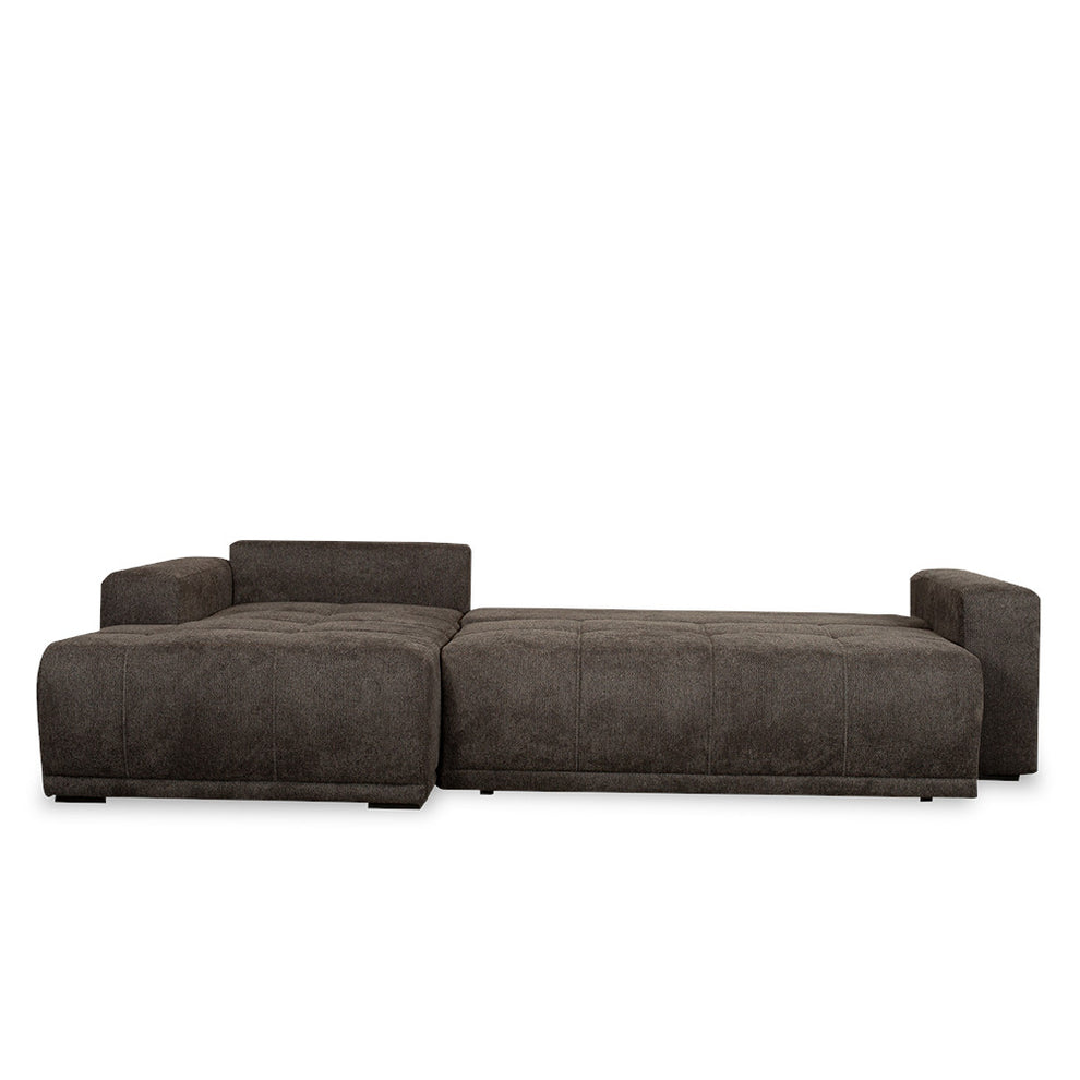 Coltar Extensibil Stanga Otis, 5 Locuri, Lada Depozitare, Gri Inchis, 280 Cm