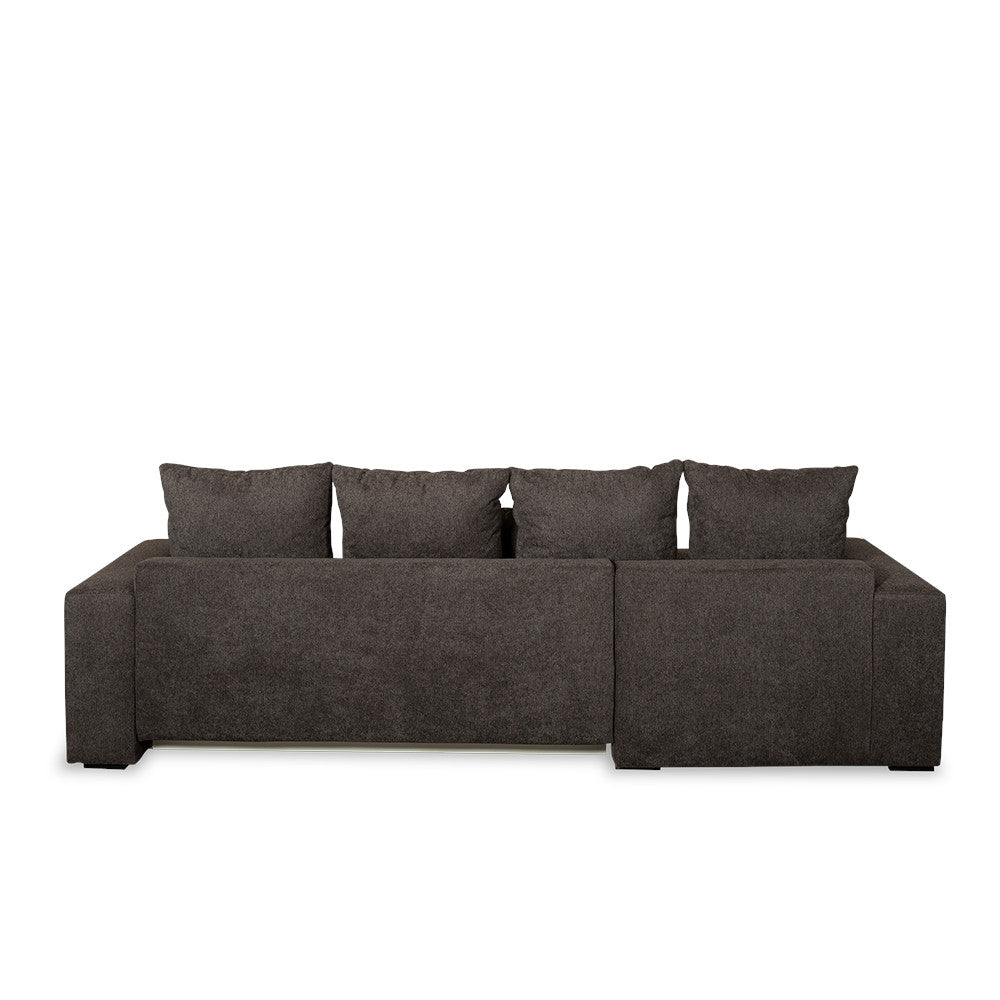Coltar Extensibil Stanga Otis, 5 Locuri, Lada Depozitare, Gri Inchis, 280 Cm