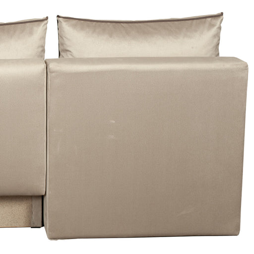 Coltar Extensibil Cu Lada New Modulo, Interschimbabil Stanga/Dreapta, Crem, 220 X 80 X 155 Cm
