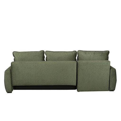 Coltar Extensibil Lea Interschimbabil Stanga/Dreapta, 5 Locuri, Lada Depozitare, Verde