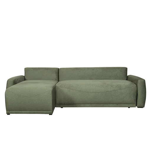 Coltar Extensibil Lea Interschimbabil Stanga/Dreapta, 5 Locuri, Lada Depozitare, Verde