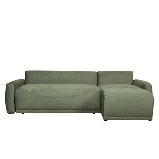 Coltar Extensibil Lea Interschimbabil Stanga/Dreapta, 5 Locuri, Lada Depozitare, Verde