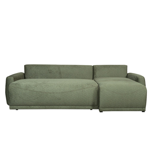Coltar Extensibil Lea Interschimbabil Stanga/Dreapta, 5 Locuri, Lada Depozitare, Verde