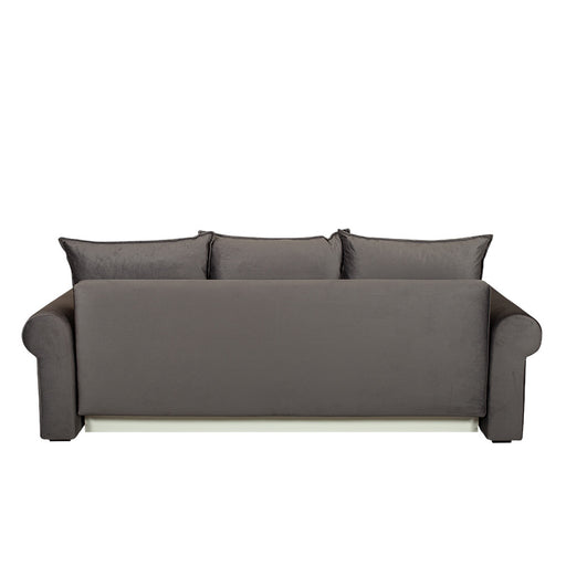 Canapea Extensibila Chic, 3 Locuri, Lada Depozitare, Gri, 242 Cm