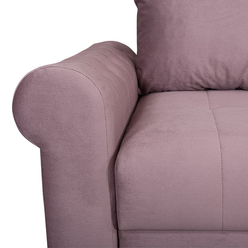 Canapea Extensibila Trendy, 3 Locuri, Lada Depozitare, Roz, 243 Cm