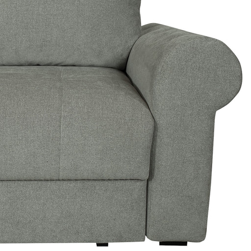 Canapea Extensibila Trendy, 3 Locuri, Lada Depozitare, Gri, 243 Cm